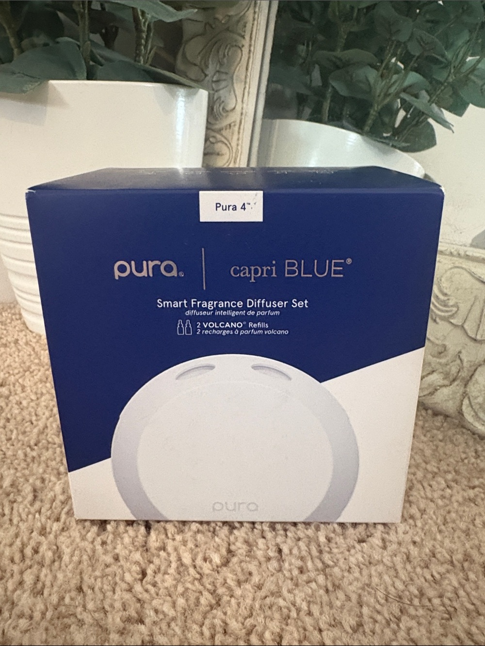 Pura capri BLUE Smart Fragrance Diffuser Set - Blue/White